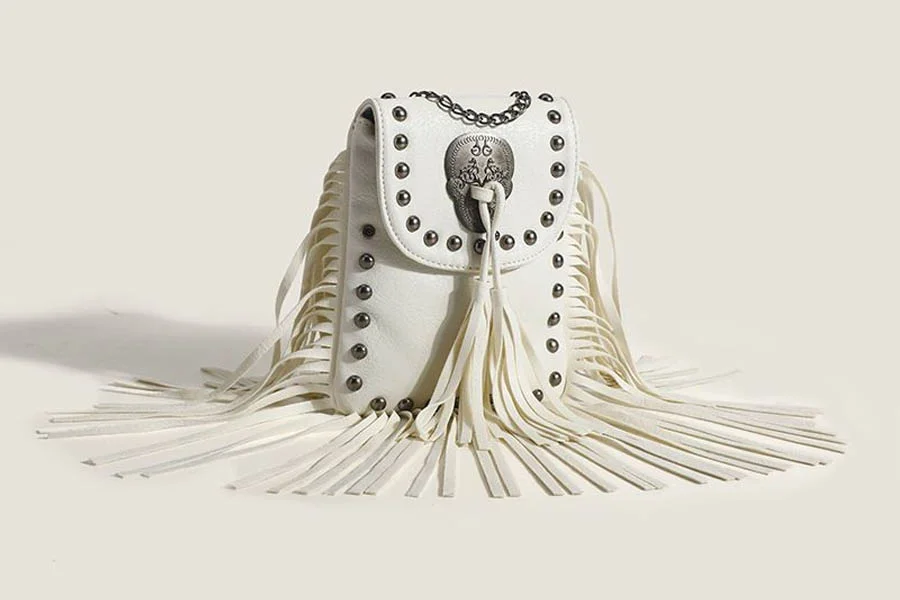 Skull Fringe Tassel Shoulder Bag